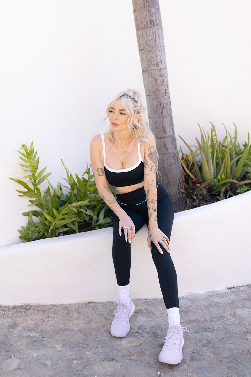 THE CIPHER EDITION – bralette w/ white trim