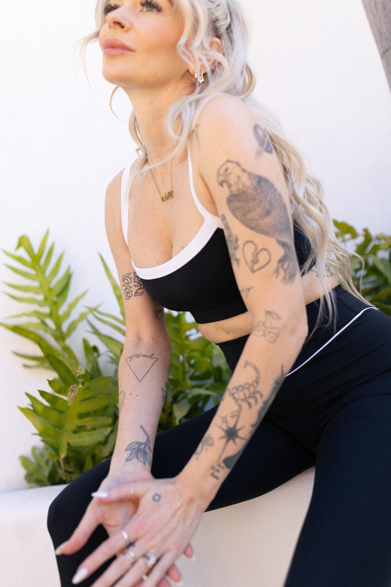 THE CIPHER EDITION – bralette w/ white trim
