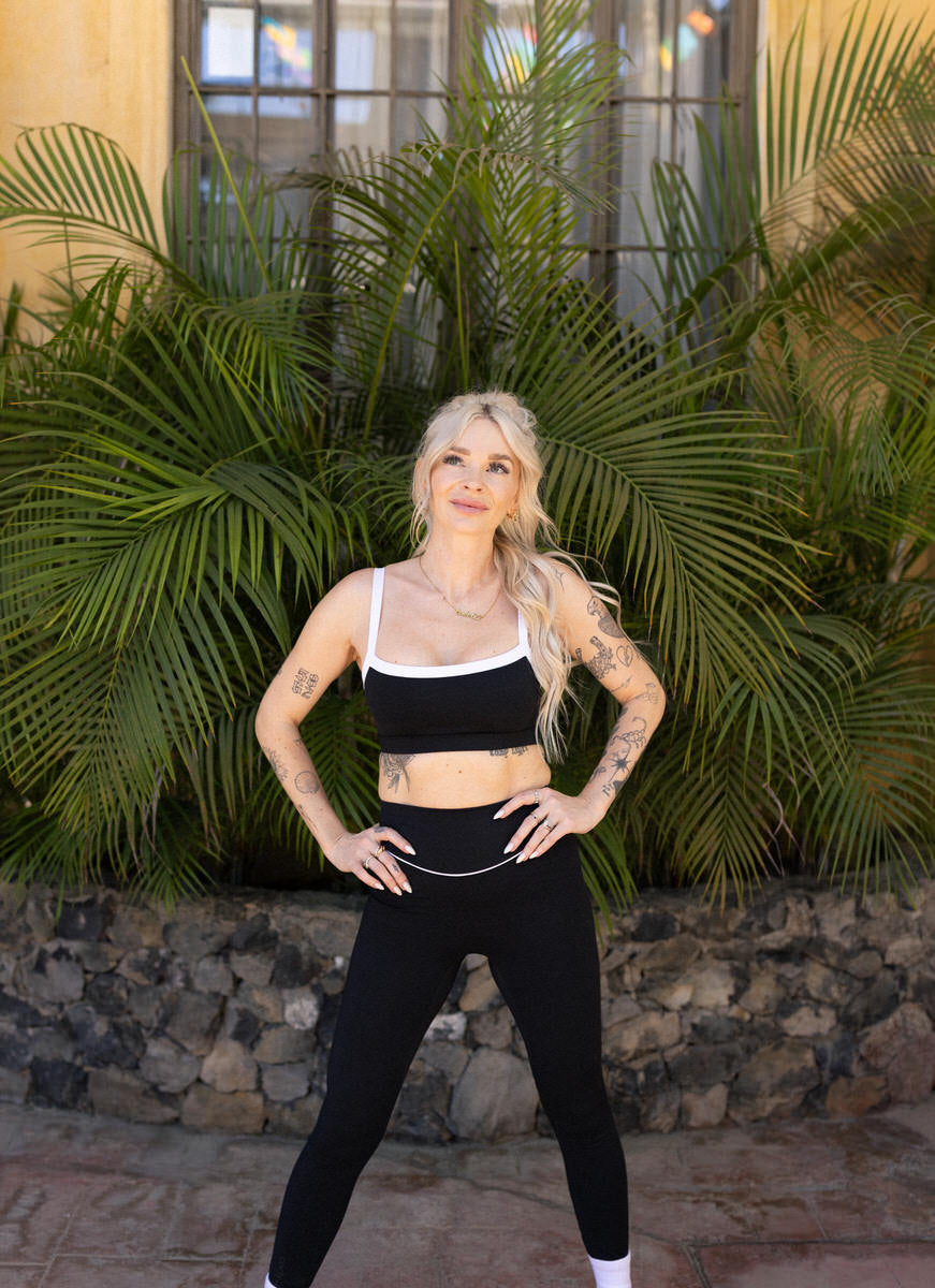 THE CIPHER EDITION – bralette w/ white trim