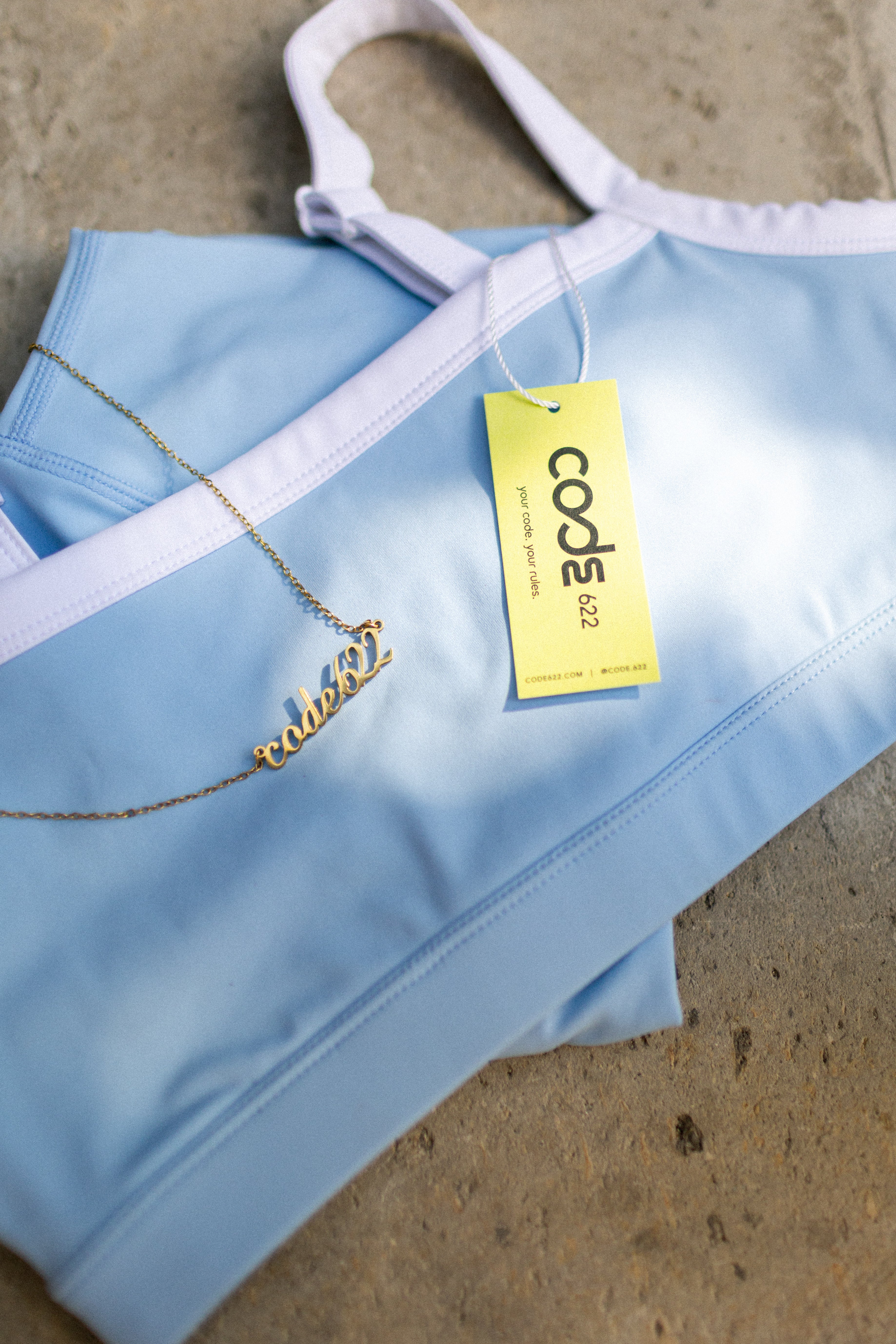 THE CIPHER EDITION – bralette w/ white trim